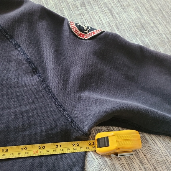 Polo Ralph Lauren Downhill Hoodie Pullover Large Winter Sports Cookie Patch - Picture 5 of 5